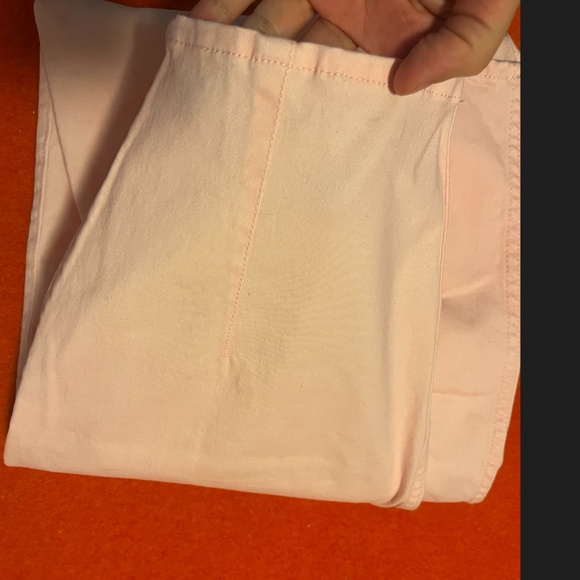 Hollister baby pink belted high rise balloon barrel jeans NWT - Picture 12 of 13